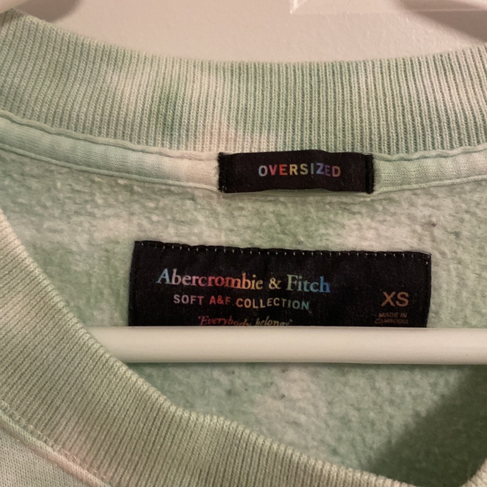 Abercrombie Pride Tie-Dye Oversized Crew Sweatshirt - Picture 2 of 4
